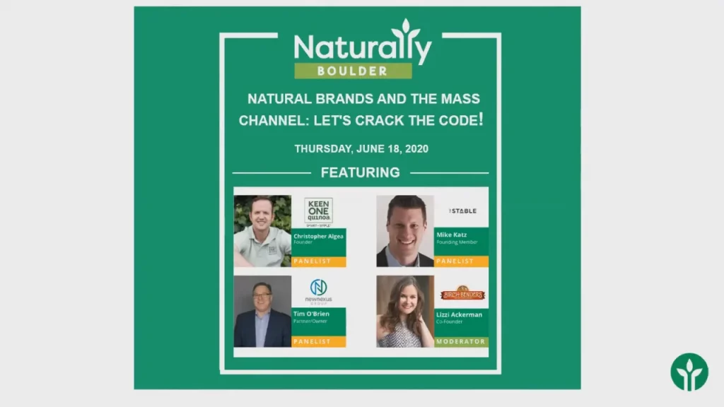 Natural Brands and the Mass Channel 2020
