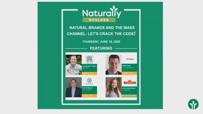 Natural Brands and the Mass Channel 2020