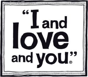 I and love and you logo